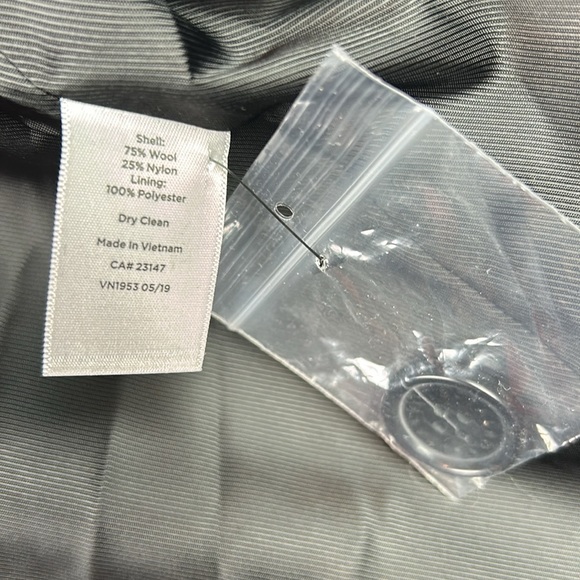 NWT New Talbots Italian Wool Black Lady Coat 14P petite $329RTL - Picture 10 of 10